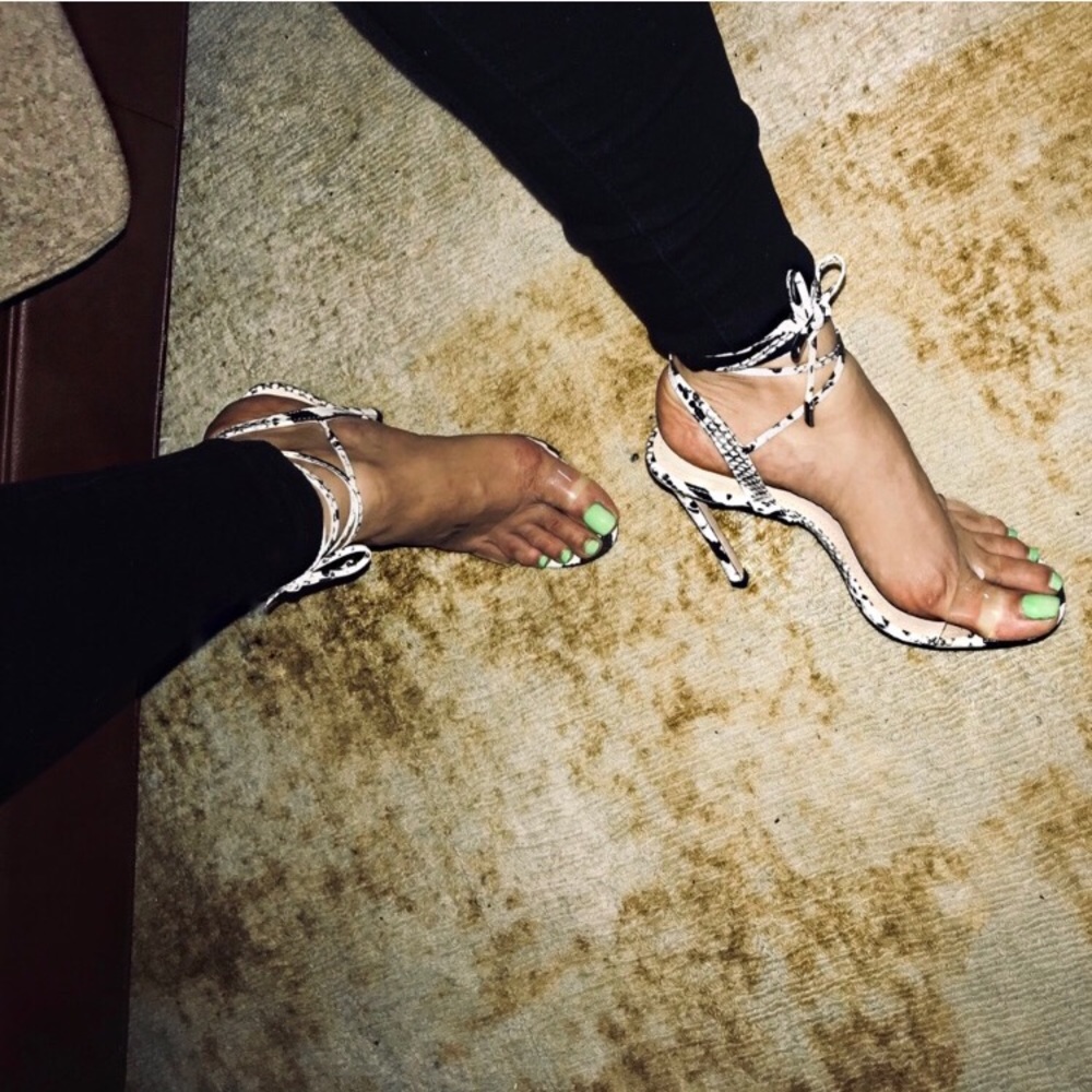Snake Skin Heels